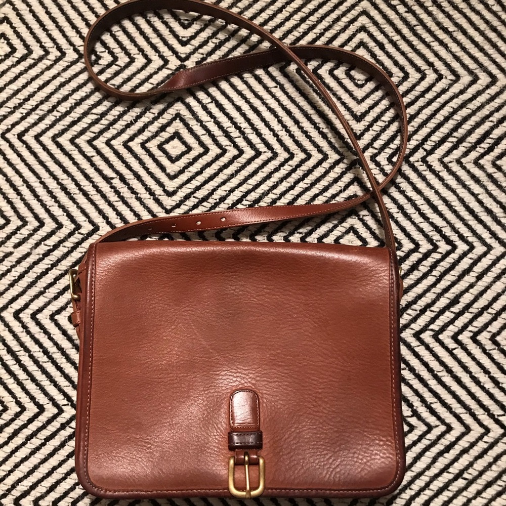 Vintage Coach Saddle Bag